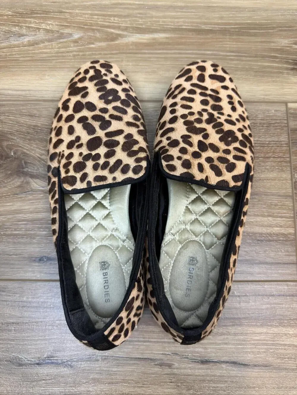 Birdies Leopard Print Flats in Leopard